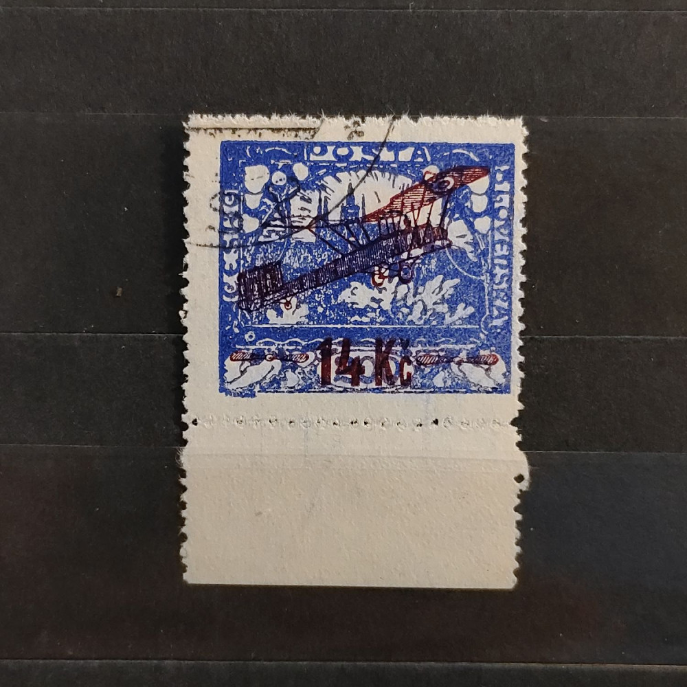 Selo Tchecoslováquia, 14 Kč / 200h, Mi.192B, usado# 