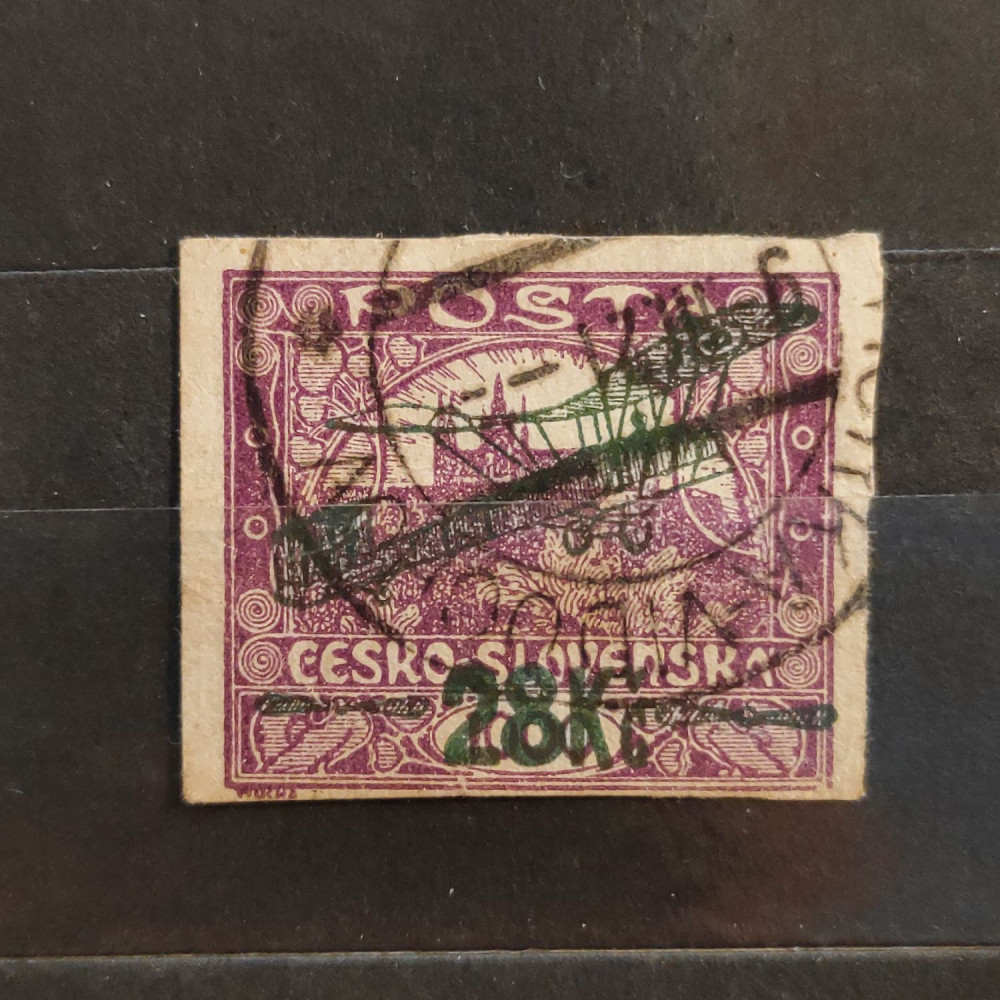 Selo Tchecoslováquia, 28 Kč / 1000h, Mi.194, usado# 