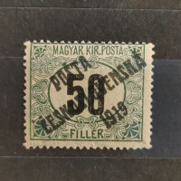 Známka ČSR PČ 1919 , 50f, Pof.130**, Pz, II. typ přetisku 