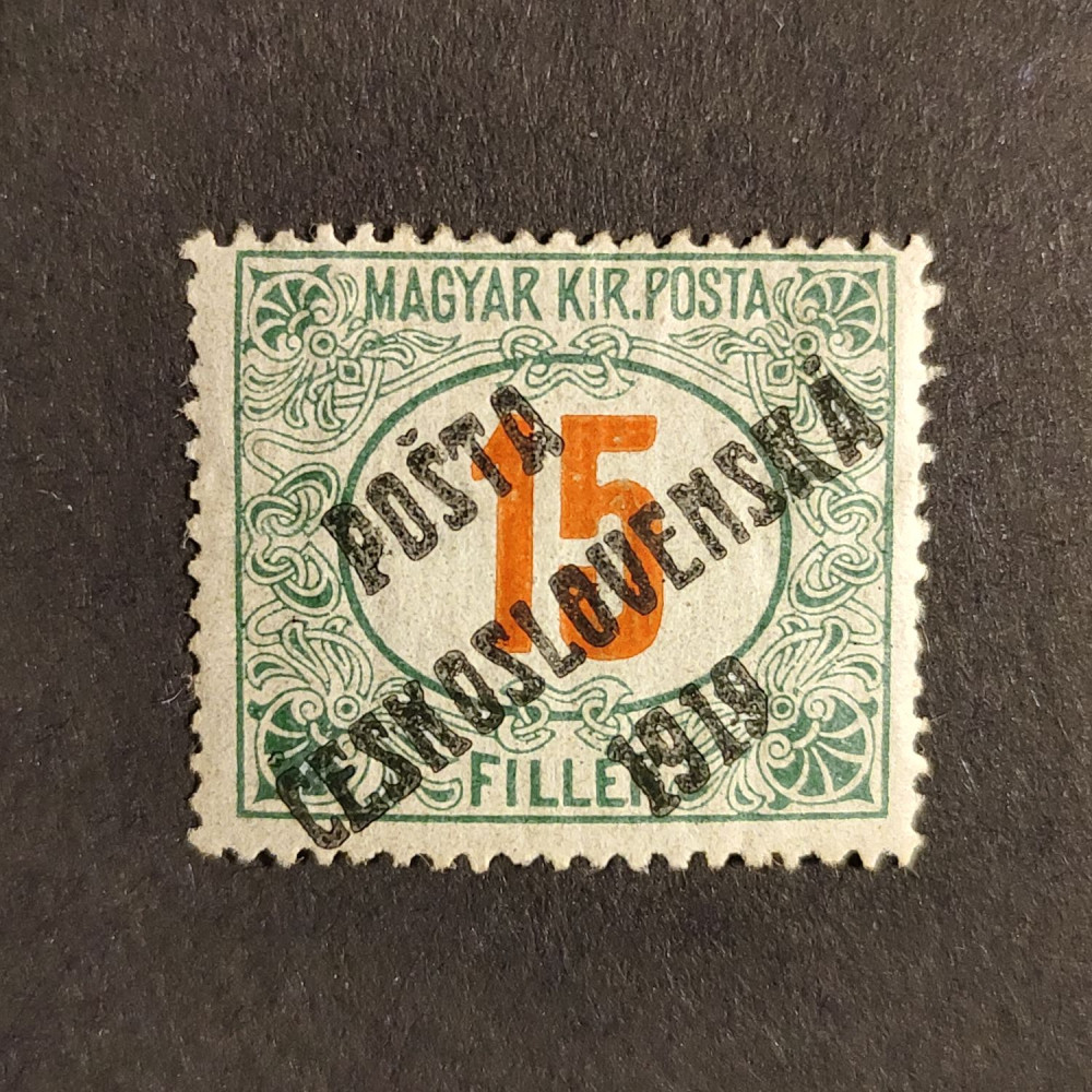 Selo Tchecoslováquia PČ 1919 , 15f, Mi.156, MH* 