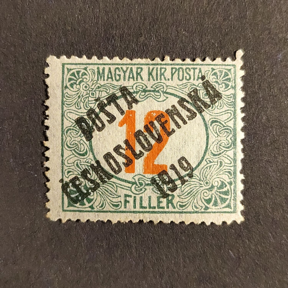 Briefmarke Tschechoslowakie PČ 1919 , 12f, Mi.155* 