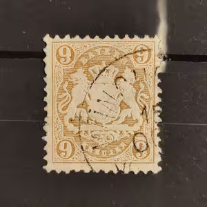 Briefmarke Bayern, Mi.28Y** 