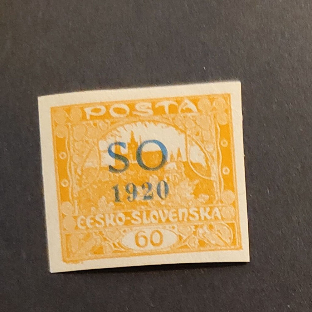Briefmarke Tschechoslowakie, 60h, Mi.16* 