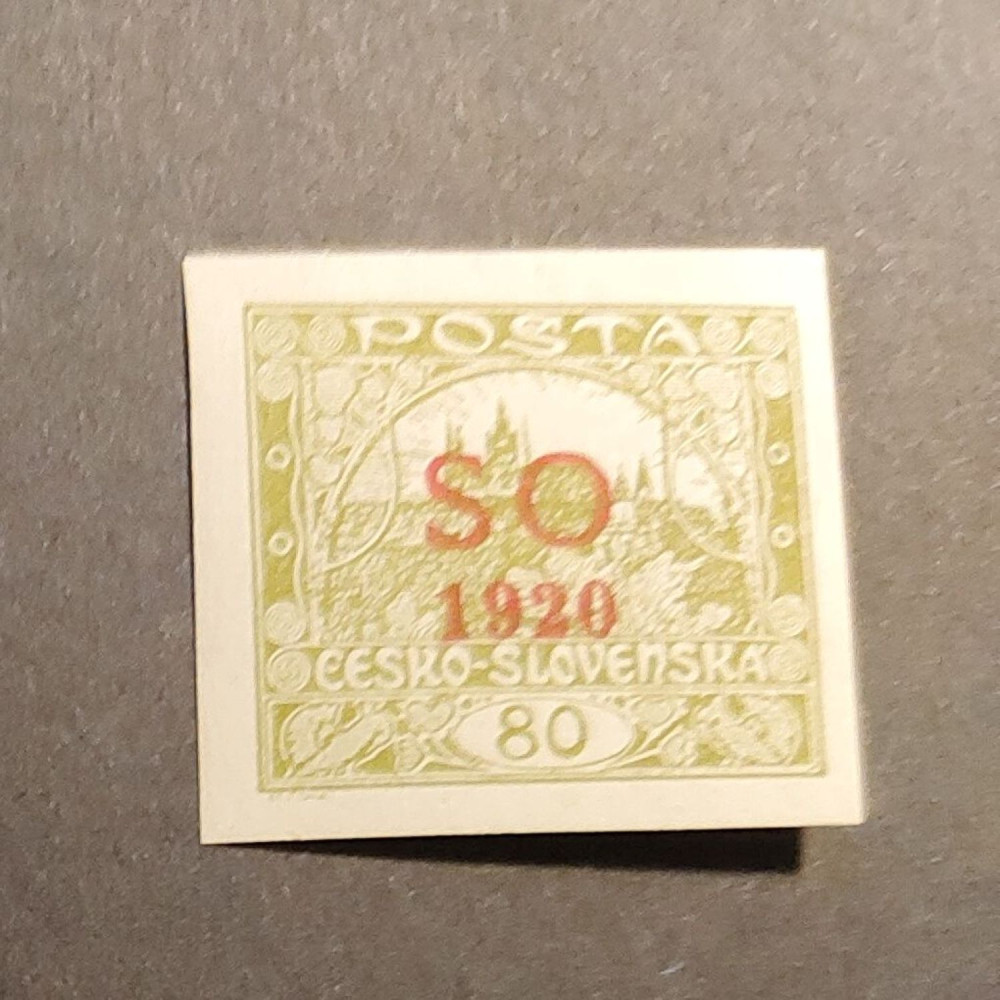 Selo Tchecoslováquia, 80h, Mi.18, MH* 