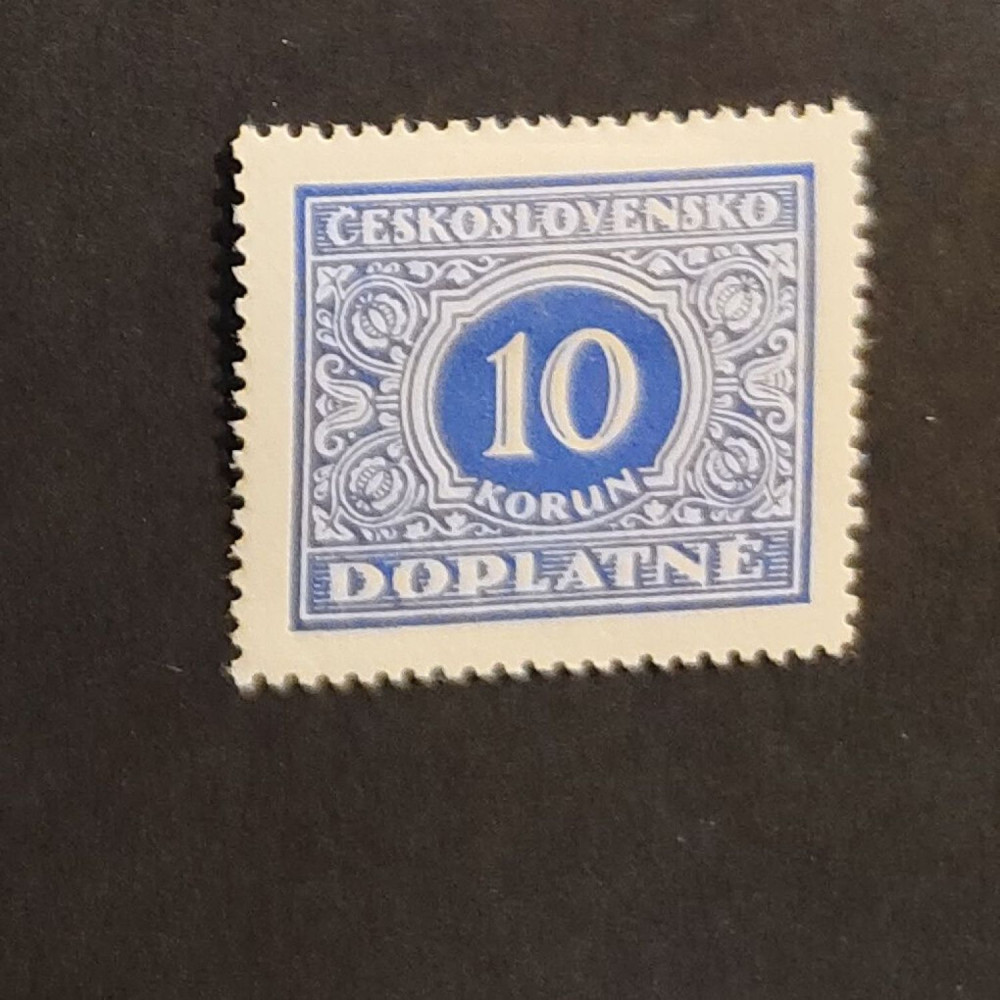 Briefmarke Tschechoslowakie, 10 Kč, Mi.65* 