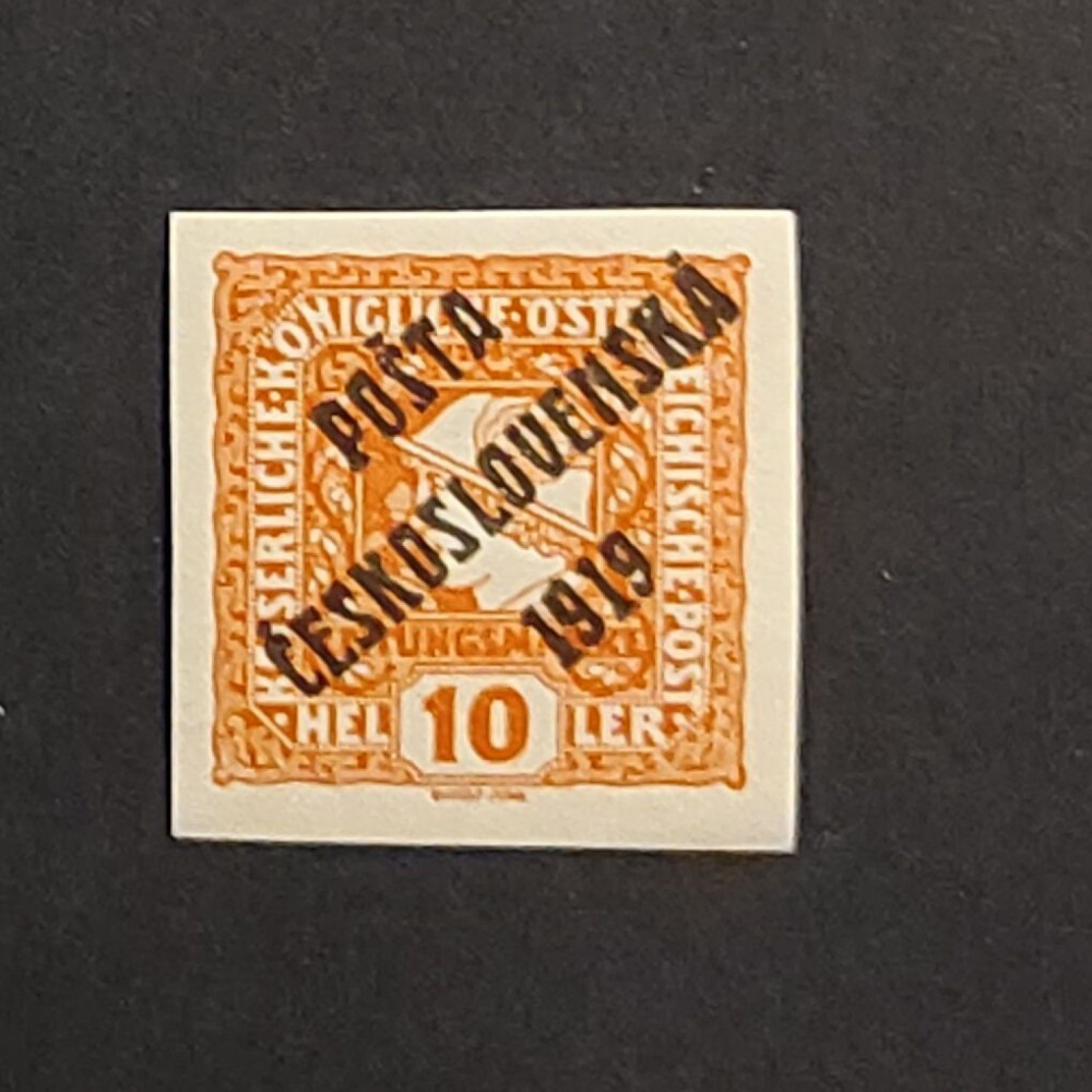 Sello Checoslovaquia PČ 1919 , 10h, Mi.102, MH* 