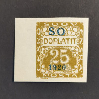 Briefmarke Tschechoslowakie, 25h, Mi.5* 