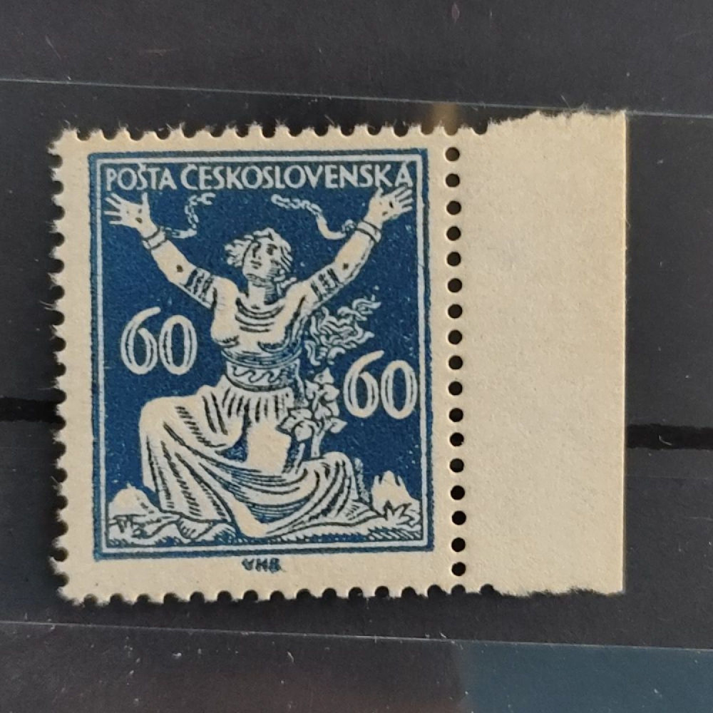 Briefmarke Tschechoslowakie, 60h, Mi.176** 