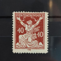 Známka ČSR, 40h, Pof.154*, B 