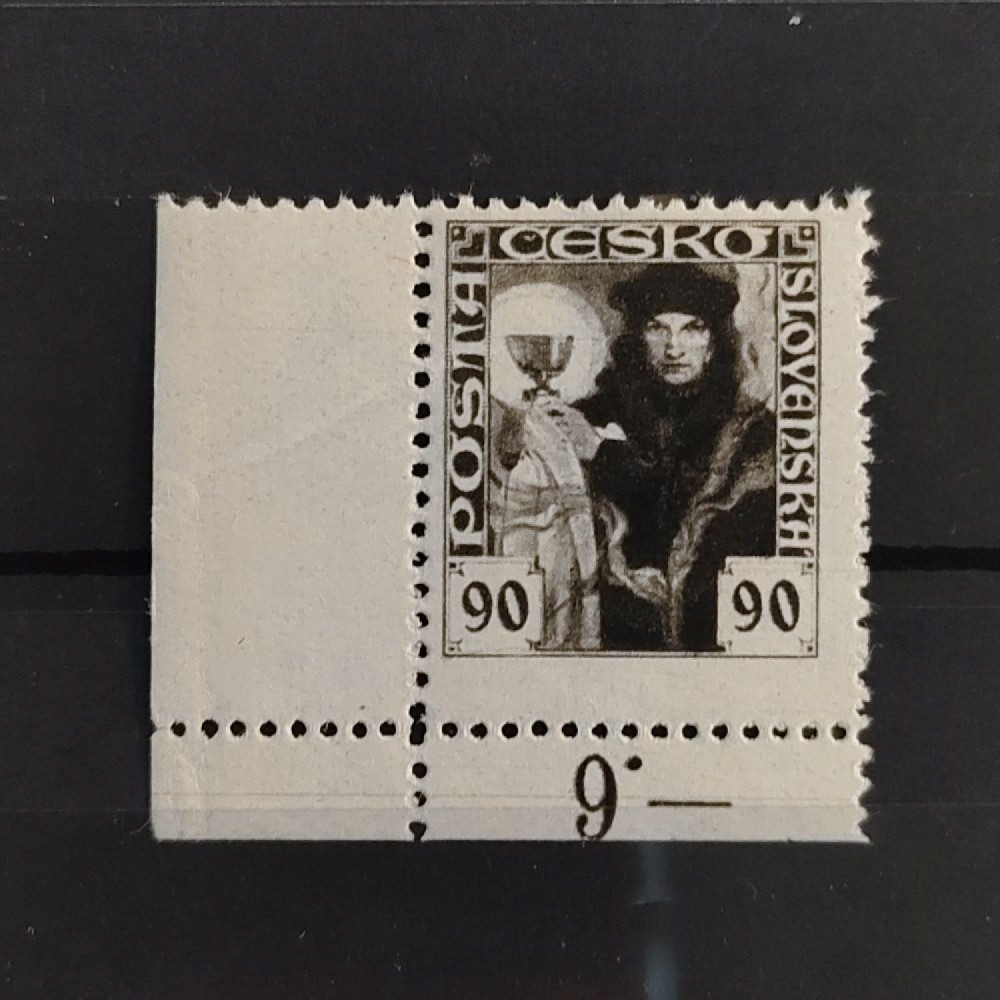 Briefmarke Tschechoslowakie, 90h, Mi.182* 