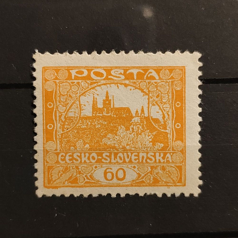 Sello Checoslovaquia, 60h, Mi.20B, MNH** 