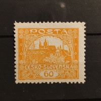 Sello Checoslovaquia, 60h, Mi.20B, MNH** 
