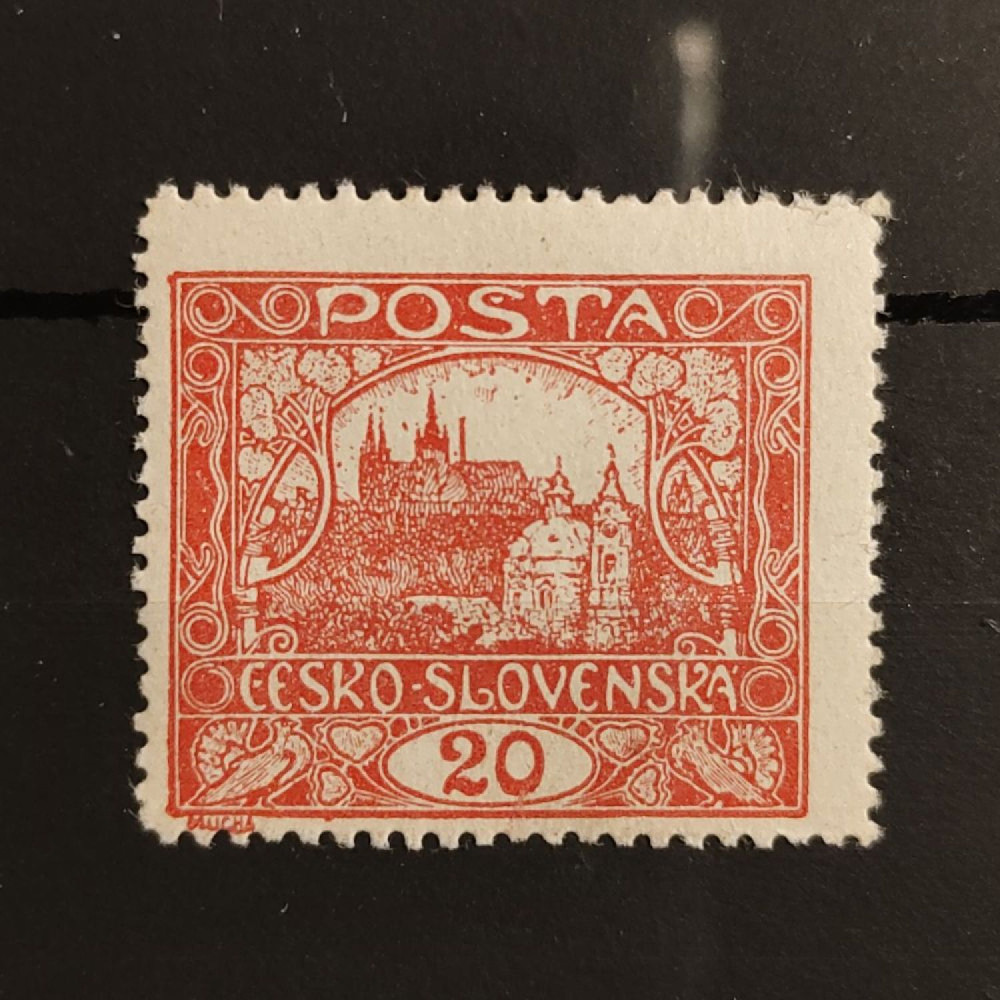 Briefmarke Tschechoslowakie, 20h, Mi.27C** 