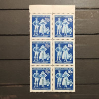 Víceblok Protektorát Čechy a Morava, 10 + 20K, Pof.115** 