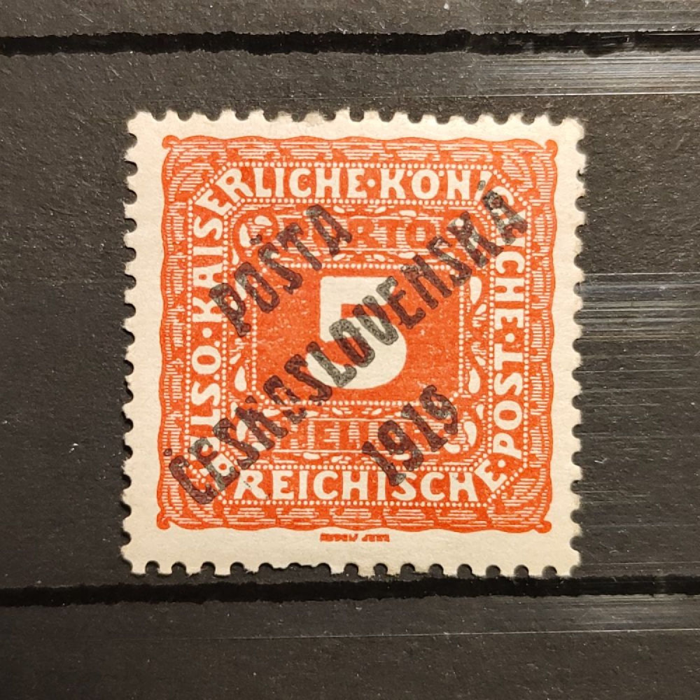 Selo Tchecoslováquia PČ 1919 , 5h, Mi.81, MNH** 