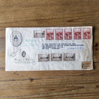 Sobre circulado Argentina, Usado #