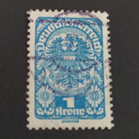 Briefmarke Österreich , 1Kr, Mi.274x# 