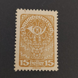 Stamp Austria , 15H, Mi.262x, MH* 