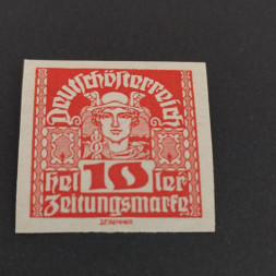 Briefmarke Österreich , 10H, Mi.299x** 