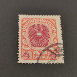 Briefmarke Österreich , 4Kr, Mi.317x# 