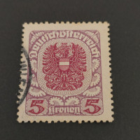 Briefmarke Österreich , 5Kr, Mi.318x# 