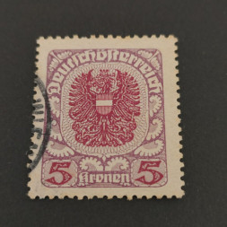 Briefmarke Österreich , 5Kr, Mi.318x# 