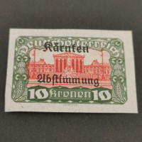 Briefmarke Österreich , 10+(20) Kr, Mi.338** 