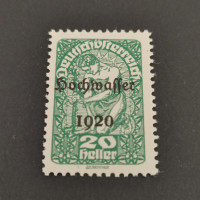 Briefmarke Österreich , 20+(40) H, Mi.343** 