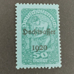 Briefmarke Österreich , 50+(100) H, Mi.347** 