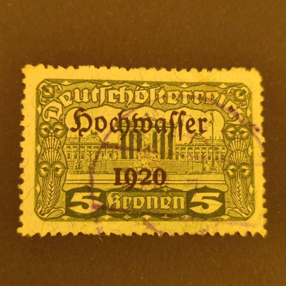 Stamp Austria, Mi.356, Used #, 5+(10) Kr