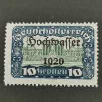 Briefmarke Österreich , 10+(20) Kr, Mi.358** 