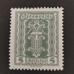 Briefmarke Österreich , 5Kr, Mi.365** 