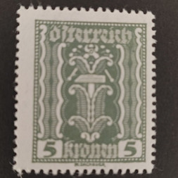 Briefmarke Österreich , 5Kr, Mi.365* 