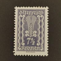 Briefmarke Österreich , 7½Kr, Mi.366** 