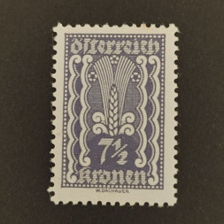 Briefmarke Österreich , 7½Kr, Mi.366** 