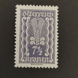 Briefmarke Österreich , 7½Kr, Mi.366* 