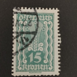 Briefmarke Österreich , 15Kr, Mi.369# 