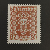 Briefmarke Österreich , 50Kr, Mi.374* 