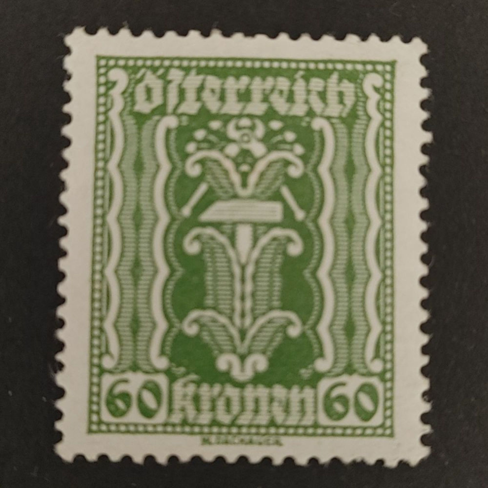 Briefmarke Österreich , 60Kr, Mi.375* 