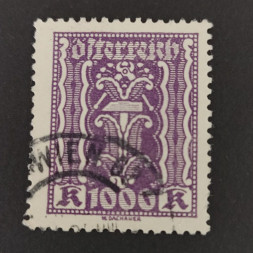 Briefmarke Österreich , 1000Kr, Mi.391# 
