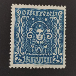 Stamp Austria , 25Kr, Mi.399A, MH* 