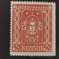 Briefmarke Österreich , 50Kr, Mi.400A** 