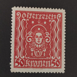 Stamp Austria , 50Kr, Mi.400A, MH* 