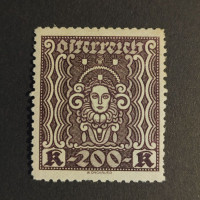 Briefmarke Österreich , 200Kr, Mi.402A** 