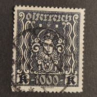 Briefmarke Österreich , 1000Kr, Mi.404A# 