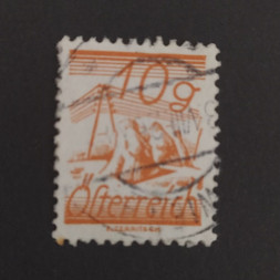 Briefmarke Österreich , 10G, Mi.455# 