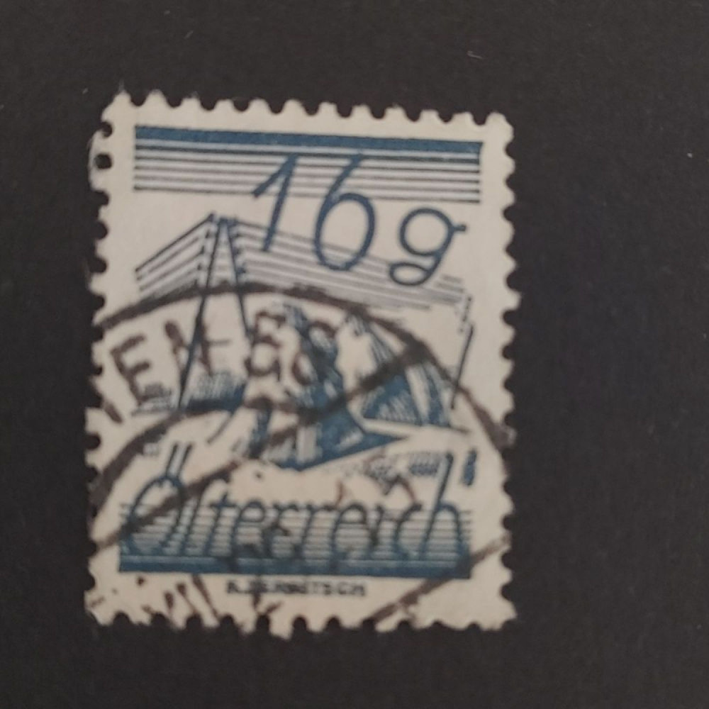 Selo Áustria , 16G, Mi.457, usado# 
