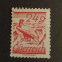 Briefmarke Österreich , 24G, Mi.460** 