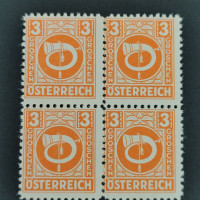 Bloque de cuatro Austria, Mi.722, MNH, 3 g