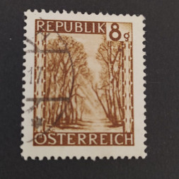 Sello Austria, Mi.744, Usado #